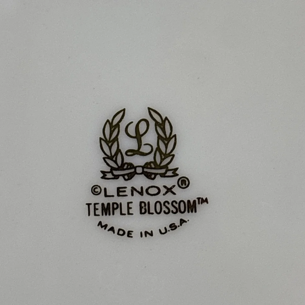 Lenox Temple Blossom Bread & Butter Dessert Plate